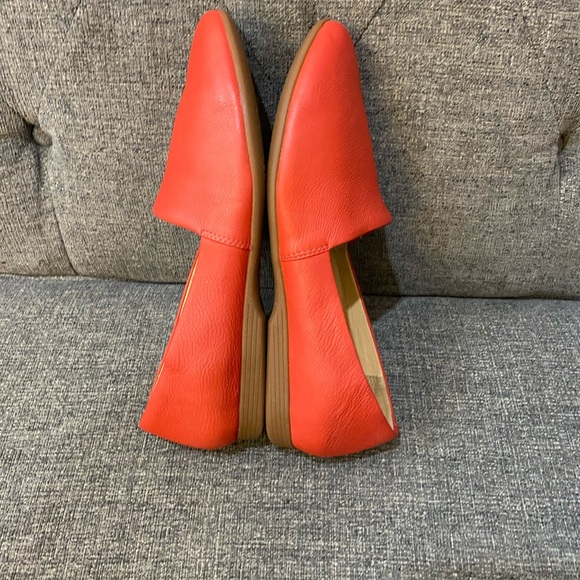 Dansko Larisa Flat Loafer Leather Poppy Red Women Size 42 - Picture 7 of 10